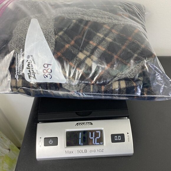 Anthropologie Moth Plaid Sweater Jacket Size S Wool Blend Zip Up Mixed Media - Picture 11 of 11